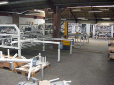 Dan-List Dübellochbohrmaschinen im Bau in unserem Fabrik, Langaa, Dänemark.
